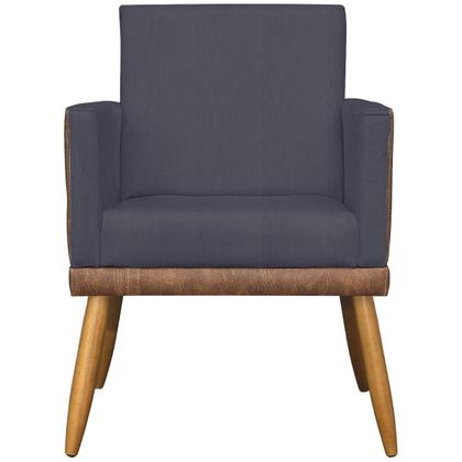 Kit 2 Poltronas Decorativas Para Sala Quarto Recepção Escritório Confortável Luxo Lis Tecido Sintético e Linho - Clique & Decore Imagem de Kit 2 Poltronas Decorativas Para Sala Quarto Recepção Escritório Confortável Luxo Lis Tecido Sintético e Linho