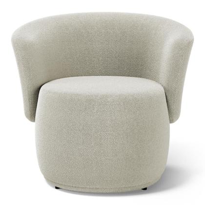 Imagem de Kit 2 Poltronas e 1 Namoradeira Aisha Orgânica Bouclê Bege - Abmaza