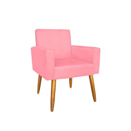 Imagem de Kit 2 Poltronas Nina Deluxe Para Sala Salão Quarto Recepção Suede Varias Cores