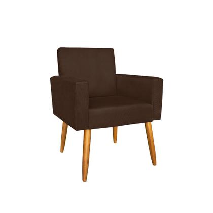Imagem de Kit 2 Poltronas Nina Deluxe Para Sala Salão Quarto Recepção Suede Varias Cores