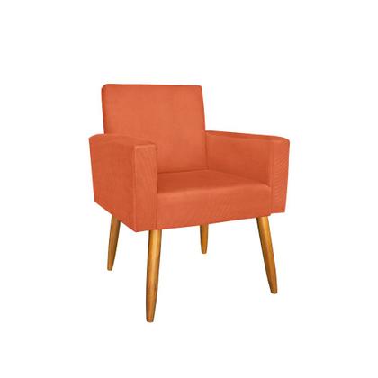 Imagem de Kit 2 Poltronas Nina Deluxe Para Sala Salão Quarto Recepção Suede Varias Cores