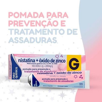 Imagem de Kit 2 Pomada Para Assadura Óxido de Zinco 60g