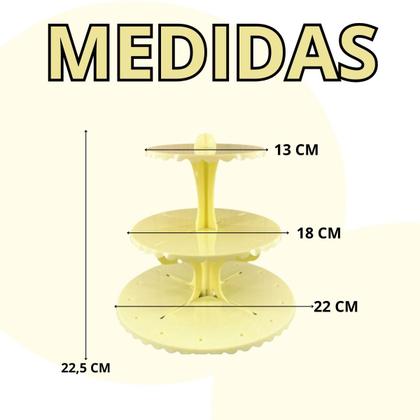 Imagem de Kit 2 Porta Bala Triplo + 2 Bandeja Coração