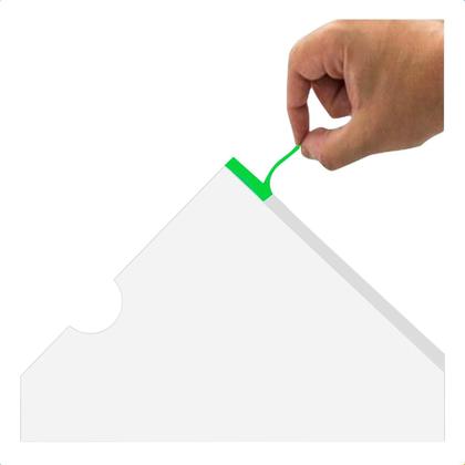 Imagem de KIT 2 Porta Folhetos Display A4 Modelo Office com Fundo e Janela inferior Expositor de Avisos e Comunicados