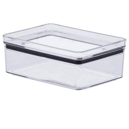 Imagem de Kit 2 Porta Frios Hermético Pote P Frios Geladeira Acrílico 1373 Paramount