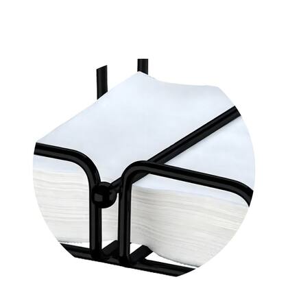 Imagem de Kit 2 Porta Guardanapos Pequeno De Mesa Onix Future Em Aço