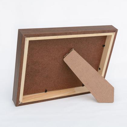 Imagem de Kit 2 Porta Retrato 15x21 C/ Vidro Fotografia Decorações De Mesa e Parede Moldura Para Casa Fotos Família Namorados