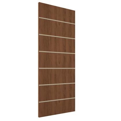 Imagem de Kit 2 Portas De Madeira Frisada U.V  210cm x 70cm - R50VL