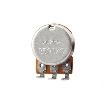 Imagem de Kit 2 potenciometro b500k alpha base pequena eixo curto
