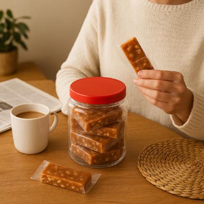 Imagem de Kit 2 Potes c/ 20 un Doce Pé de moça Tradicional amendoim