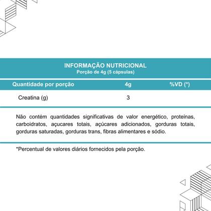 Imagem de Kit 2 Potes Creatina Monohidratada Pura 120 Cápsulas Sabor Neutro Creathinex Monohidrate Concentrado