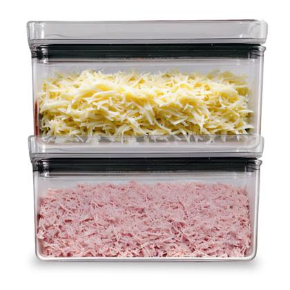 Imagem de Kit 2 Potes Herméticos Lumini 580ml de Acrílico Paramount Porta Frios, Cereais, Grãos, Etc