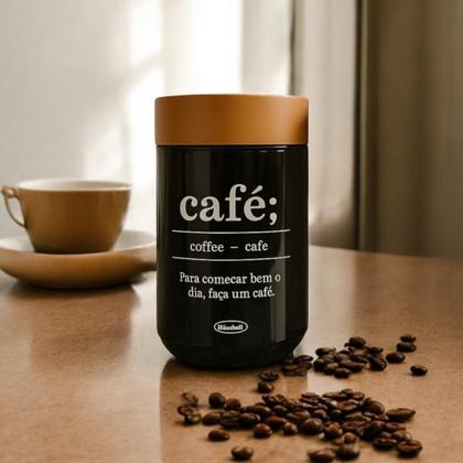 Imagem de Kit 2 Potes Porta Café e Porta Açúcar Empilháveis