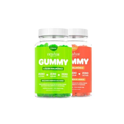 Imagem de Kit 2 Potes Suplemento Vitamina Capilar - New Hair Gummy