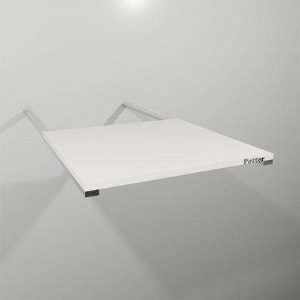 Imagem de Kit 2 Prateleiras com Trilho Telescópico  Organizadoras para Armário com e sem borda