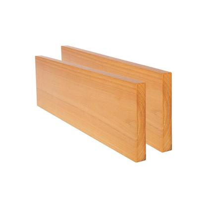 Imagem de Kit 2 Prateleiras suspensas flutuantes 80cm madeira maciça verniz incolor quarto banheiro de sala de canto organizadora