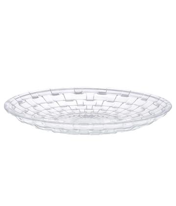Imagem de Kit 2 Prato De Vidro Transparente Fruteira Centro De Mesa Shopsul