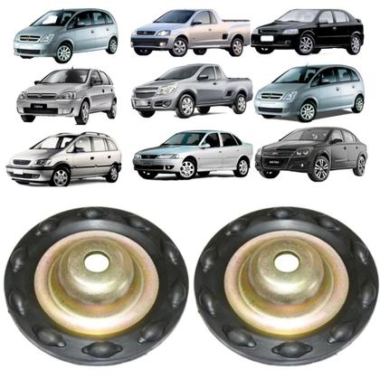 Imagem de Kit 2 prato superior amortecedor astra novo corsa g2 agile montana meriva vectra zafira 1999 a 2022