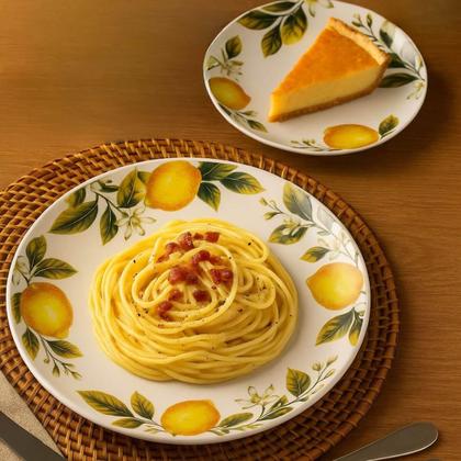 Imagem de Kit 2 Pratos Raso 27,5cm e Sobremesa 21,5cm Limonata Cerâmica Porto Brasil Cozinha Mesa Posta