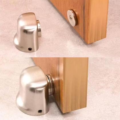 Imagem de Kit 2 Prendedor Para Porta Fixador Com Imã E Amortecimento