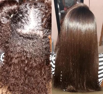 Imagem de Kit 2 Progressiva Orgânica Não Chore Not Cry Original 2x1 litro Borabella PASSO 2