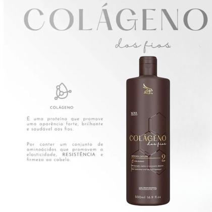 Imagem de Kit 2 Progressivas Zap Colágeno 500ml