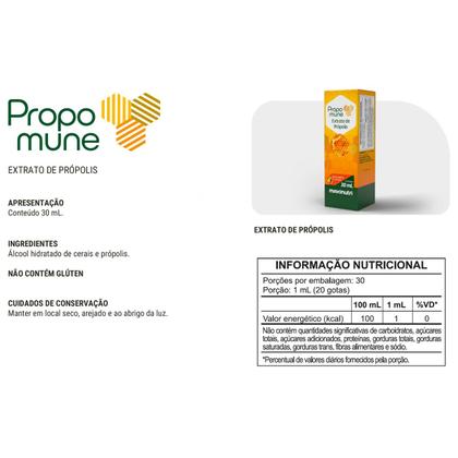 Imagem de Kit 2 Propomune Extrato Própolis 30ml Concentrado Maxinutri