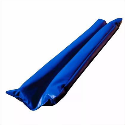 Imagem de KIT 2 Protetor porta Impermeável Duplo Bichos Água Ar Pó Ruído barulho encaixe veda inseto rolinho poeira residencial rodapé vedapó Chuva Sujeira