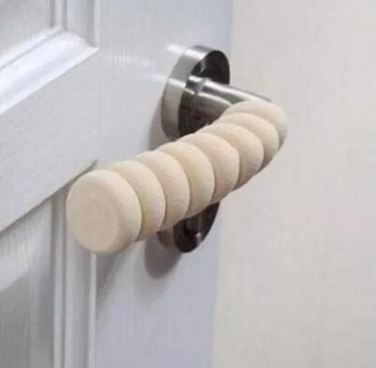 Imagem de Kit 2 Protetor Proteção Para Maçaneta Porta Bebês Crianças