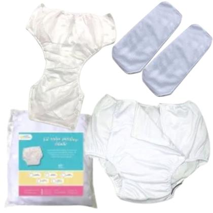 Imagem de Kit 2 Protetores Fralda Geriatrica Plástica com Absorventes