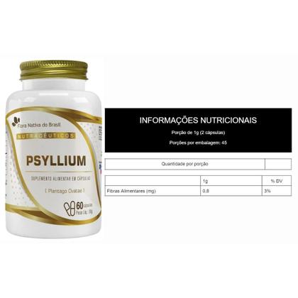 Imagem de Kit 2 Psyllium de 500mg 120 Cápsulas Flora Nativa