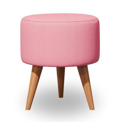 Imagem de Kit 2 Puff Decorativo Redondo, Puff Para Penteadeira E Sala De Estar, Puf Decoração Apoio Para Pés