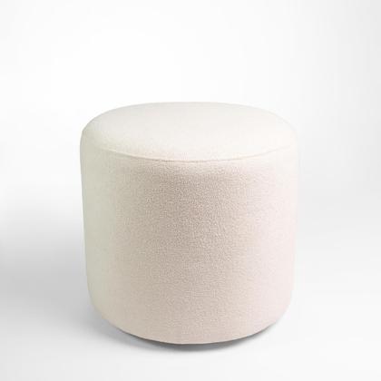 Imagem de Kit 2 Puff Perse Redondo Organico Puffe Decorativo Tecido boucle