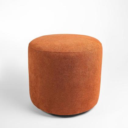 Imagem de Kit 2 Puff Perse Redondo Organico Puffe Decorativo Tecido boucle