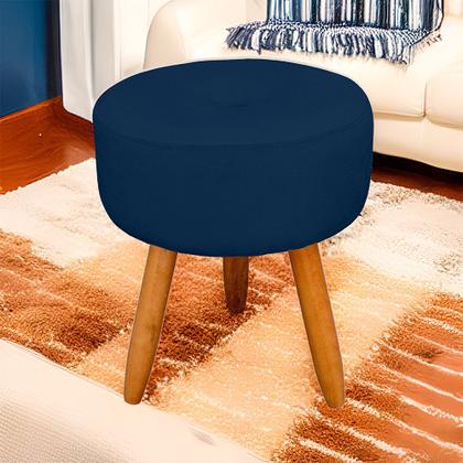 Imagem de Kit 2 Puff Redondo com Botonê para Sala e Quarto Veludo  - LH Decor