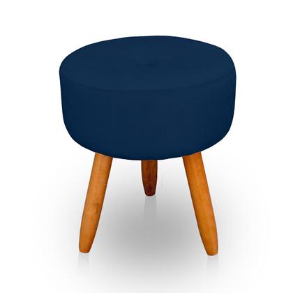 Imagem de Kit 2 Puff Redondo com Botonê para Sala e Quarto Veludo  - LH Decor