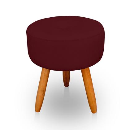 Imagem de Kit 2 Puff Redondo com Botonê para Sala e Quarto Veludo  - LH Decor