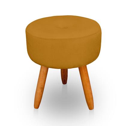 Imagem de Kit 2 Puff Redondo com Botonê para Sala e Quarto Veludo  - LH Decor