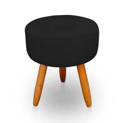 Imagem de Kit 2 Puff Redondo com Botonê para Sala e Quarto Veludo  - LH Decor