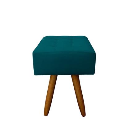 Imagem de Kit 2 Puff Retangular New para Sala e Quarto Suede  - LH Decor