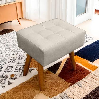 Imagem de Kit 2 Puff Retangular New para Sala e Quarto Suede  - LH Decor