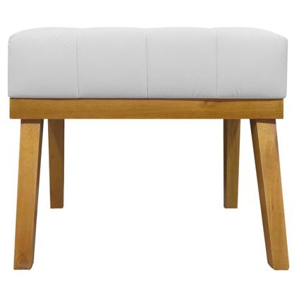 Imagem de Kit 2 Puffs de Sala Para Quarto Penteadeira Firenze Tecido Sintético