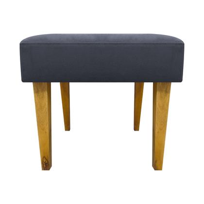 Imagem de Kit 2 Puffs Decorativo Retangular Para Sala Recepção Charme Pé Trapézio Suede Cores