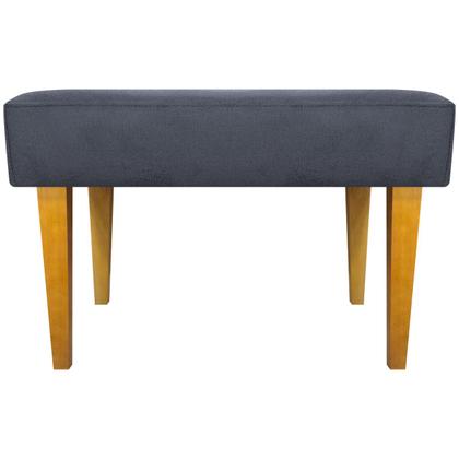 Imagem de Kit 2 Puffs Decorativo Retangular Para Sala Recepção Charme Pé Trapézio Suede Cores
