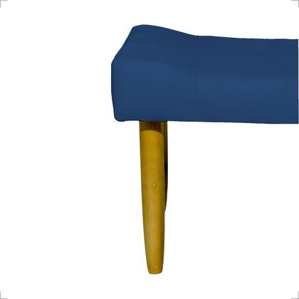 Imagem de Kit 2 Puffs Para Sala Quarto Penteadeira Retangular Requinte Decorativo Suede 