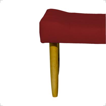 Imagem de Kit 2 Puffs Para Sala Quarto Penteadeira Retangular Requinte Decorativo Suede 