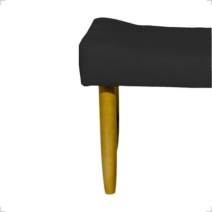 Imagem de Kit 2 Puffs Para Sala Quarto Penteadeira Retangular Requinte Decorativo Suede 