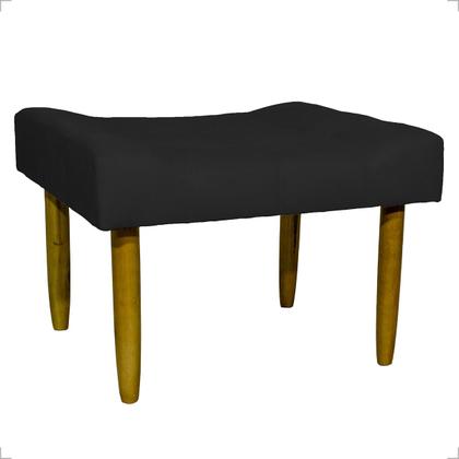 Imagem de Kit 2 Puffs Para Sala Quarto Penteadeira Retangular Requinte Decorativo Suede 