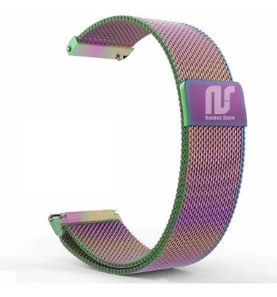 Imagem de Kit 2 Pulseiras em Metal / Aço - Magnética compatíveis com Amazfit GTS / GTS 2 / GTS 2e / GTS 2 mini