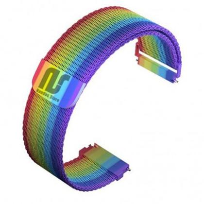 Imagem de Kit 2 Pulseiras em Metal / Aço - Magnética compatíveis com Amazfit GTS / GTS 2 / GTS 2e / GTS 2 mini